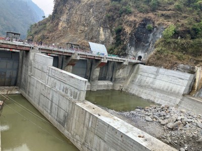 चार महिनाभित्र विद्युत् उत्पादनको लक्ष्यकासाथ मध्य भोटेकोसीको निर्माण धमाधम