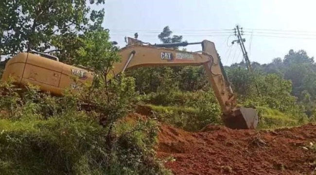 क्याम्पसको जग्गामा एकसय मिटर लम्बाइको खेलमैदान निर्माण हुँदै