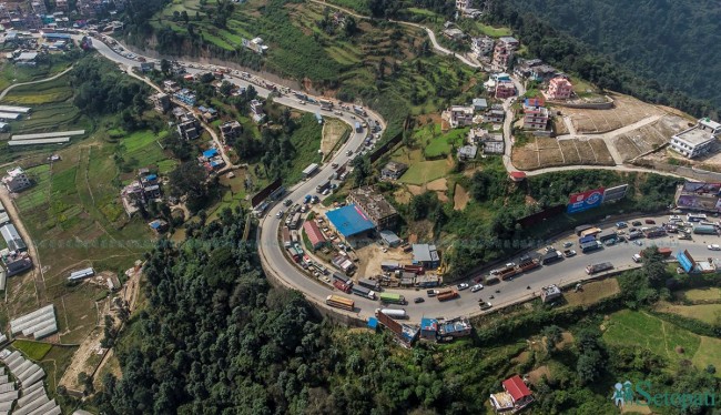 नागढुंगा नाकामा २ करोड ५० लाख लागतको ‘भेइकल स्क्यानिङ मशिन’ जडान गरिँदै