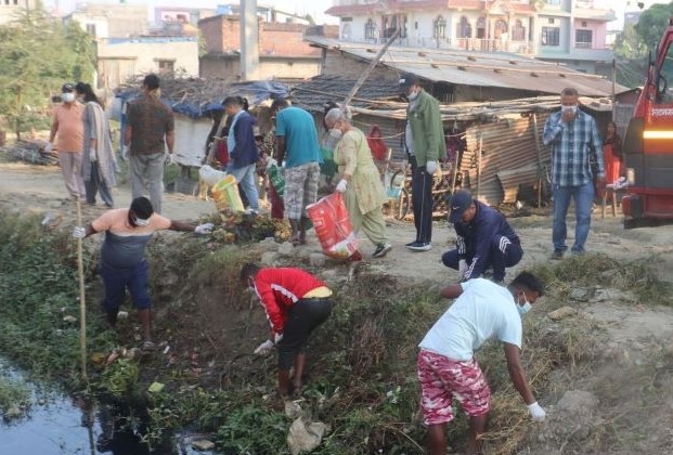 सात किमी नहर सफाइ