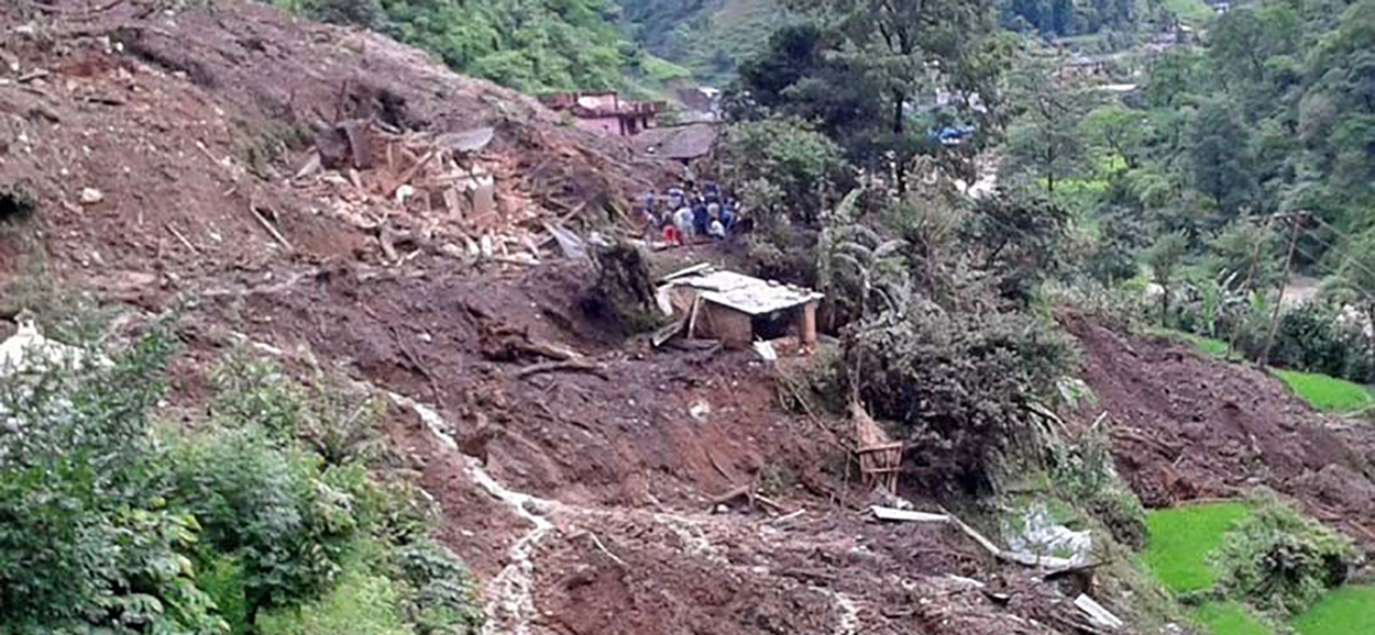 जुम्लामा पहिरोले घर पुरिँदा एकै परिवारका सात जनाको मृत्यु