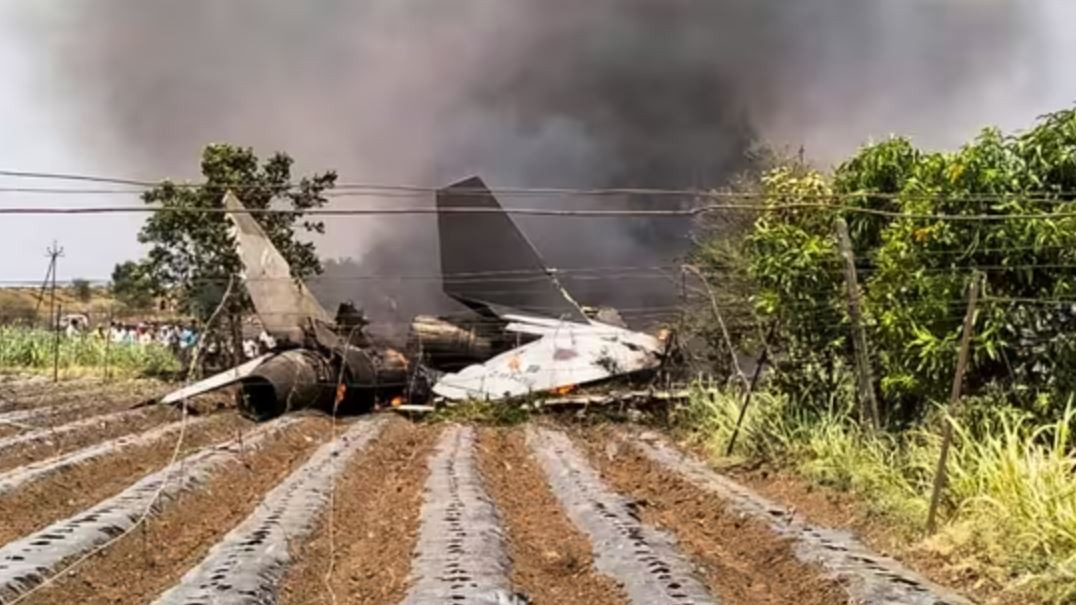 महाराष्ट्रमा सुखोई लडाकु विमान दुर्घटना