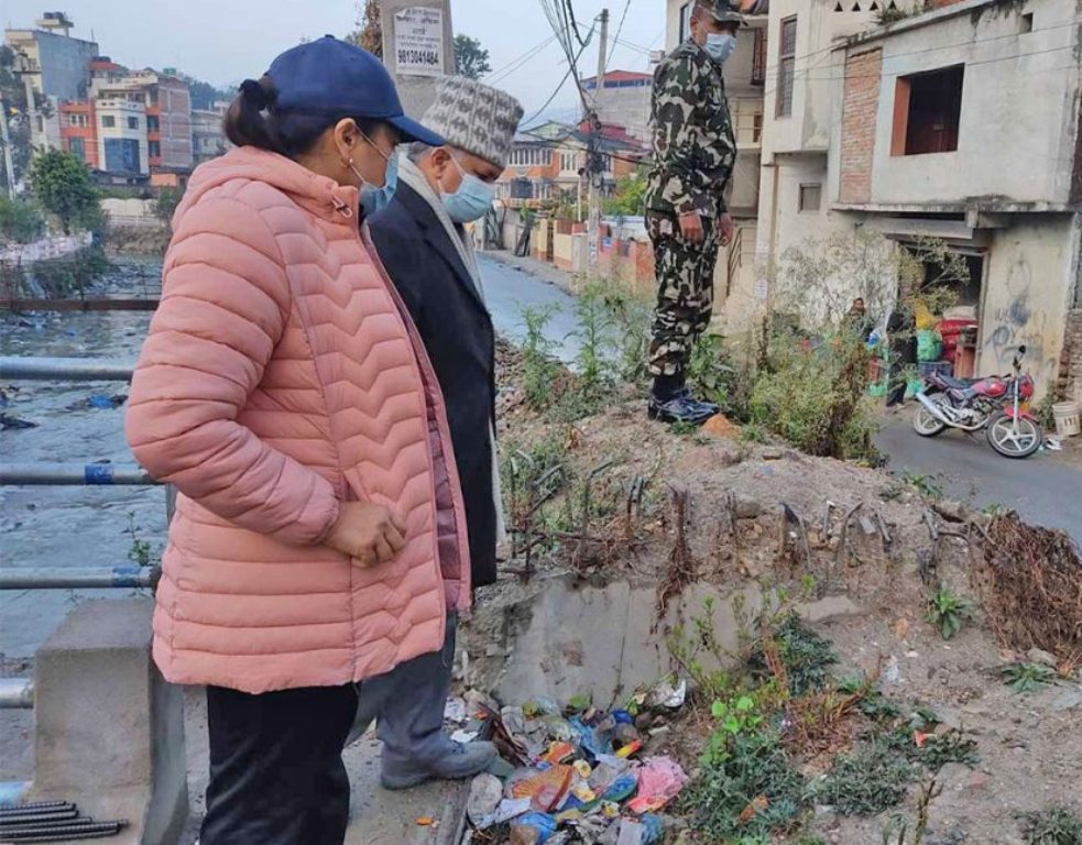  सहरी विकासमन्त्री झाँक्रीद्वारा धोबिखोला करिडोर अनुगमन